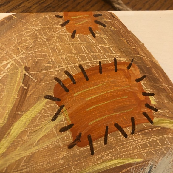 Hand Painted Fall Gnome 8x10 Canvas - Picture 4 of 12